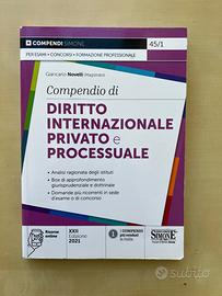Compendio  di Diritto internazionale privato