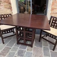 Cassina-Set Mackintosh DS4 originale tavolo+2sedie