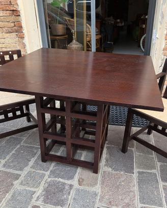 Cassina-Set Mackintosh DS4 originale tavolo+2sedie