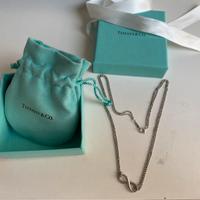 Collana pendente Tiffany Infinity argento