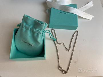 Collana pendente Tiffany Infinity argento