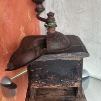 Antico macinacaffè collezione legno\ghisa-1880/20