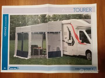 Veranda autoportante TOURER dim.360x240cm