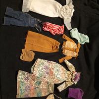 jeans Barbie anni Settanta e altri vestitini 