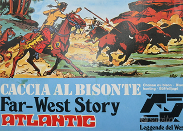 Lotto 14 soldatini in plastica Atlantic 1/72 H0 *