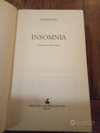 insomnia Stephen King. Sperling kupfer ed