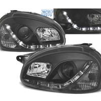 FARI OPEL CORSA B 93-00 LUCE DIURNA A LED FONDO NE