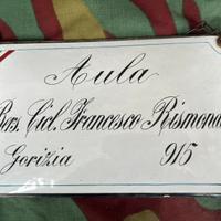 Insegna Smaltata Bersagliere Rismondo ww1