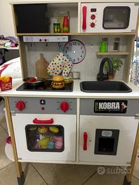 Cucina giocattolo bambini con accessori