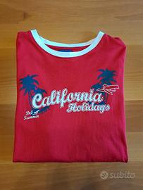 Maglietta T-shirt De Blasio rossa L