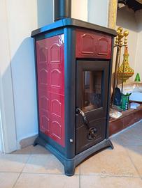 Stufa Nordica Gemma Elegance Rosso/Bordeaux 4 ste.