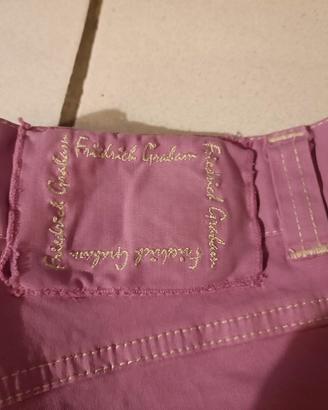 pantaloni in cotone made in Italy 