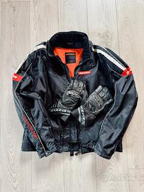 Giacca e guanti da moto