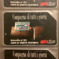 Sceda telefonica sip carta di credito rare