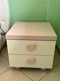 Letto a cuore ecopelle Bambina Domus arredi