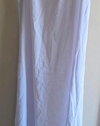 Abito lungo bianco estivo 