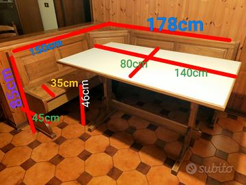 Giro Panca in legno+Tavolo