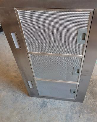 cappa aspirante acciaio inox