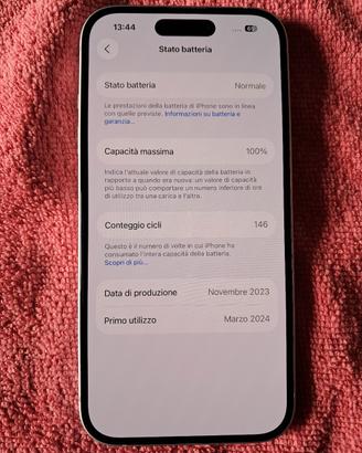 📱 iPhone 15 Azzurro – 128 GB (con limitazioni)