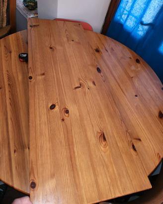 Tavolo ikea tondo  allungabile