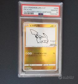 Pokemon Pikachu 208 Yu Nagaba 2021 PSA 10