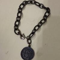 Bracciale Vintage con Moneta 10 Cent.1928 san mari