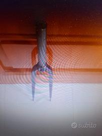 Forcella in acciaio 1/8 con stelo cm.22 Kg. 1 € 40