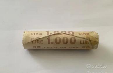 Monete 20 lire 1991 rotolino