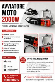 avviatore moto 2000w