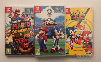Super Mario e Sonic (giochi nintendo switch)
