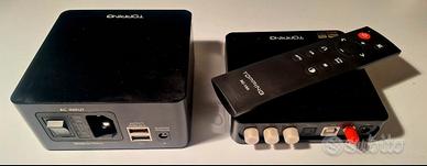 DAC marca Topping D50s con batteria p50