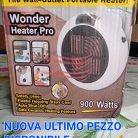 STUFETTA ELETTRICA WONDER HEATER PRO 900W NUOVA 