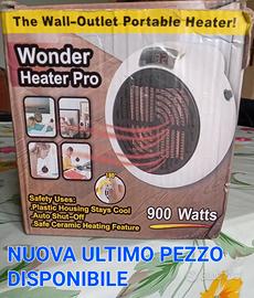 STUFETTA ELETTRICA WONDER HEATER PRO 900W NUOVA 