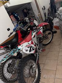 Moto cross crf targato 250 4t