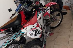 Moto cross crf targato 250 4t