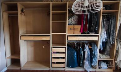 Interno cabina armadio  pax ikea