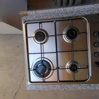 Cucina Inox Nuova cm. 60x60 4 Fuochi Stop gas