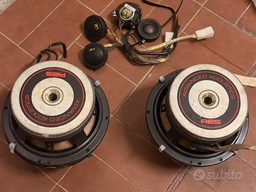 4 Woofer Res 16 cm, 4 Tweeter Hz, vari cavi