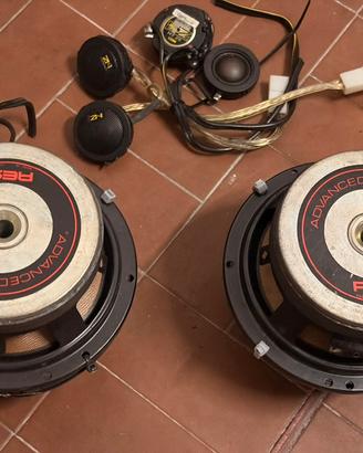 4 Woofer Res 16 cm, 4 Tweeter Hz, vari cavi