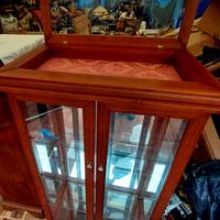 Antica vetrina inglese con Espositore rarisima