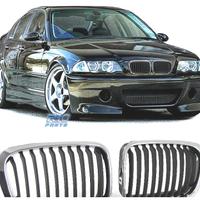 GRIGLIE BMW E46 SEDAN TOURING 98-01 LOOK M NERO CR