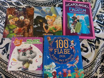 Lotto 5 libri per bambini Disney