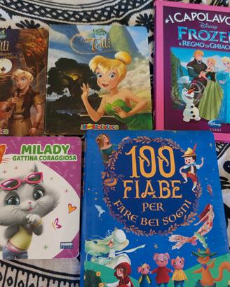Lotto 5 libri per bambini Disney