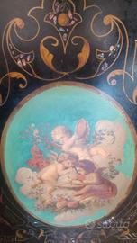 Letto napoletano sec.XIX-XX. Eredità di famiglia.