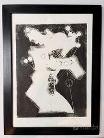 Quadro incisione Umberto Mastroianni 50x70 cornice