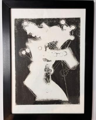 Quadro incisione Umberto Mastroianni 50x70 cornice
