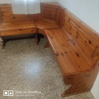 Cassapanca con casetti 