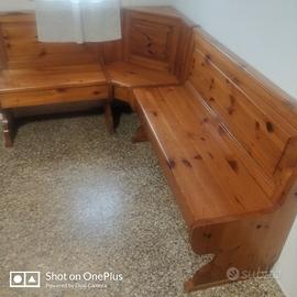 Cassapanca con casetti 