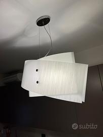 Lampadario moderno a sospensione design bianco