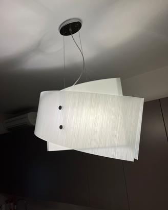 Lampadario moderno a sospensione design bianco